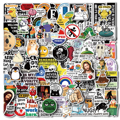 Aowplc 50 Stück Krankenschwester-Aufkleber, Vinyl-Aufkleber für Laptops und Wasserflaschen, Pflegeaccessoires für den Beruf 