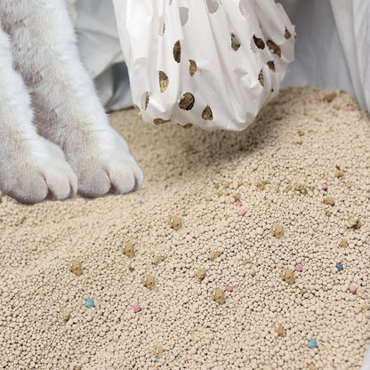 Siebbeutel für Katzenstreu mit Löchern, Kordelzug, kratzfest (1, 36 x 18 Zoll (7er-Pack)) 