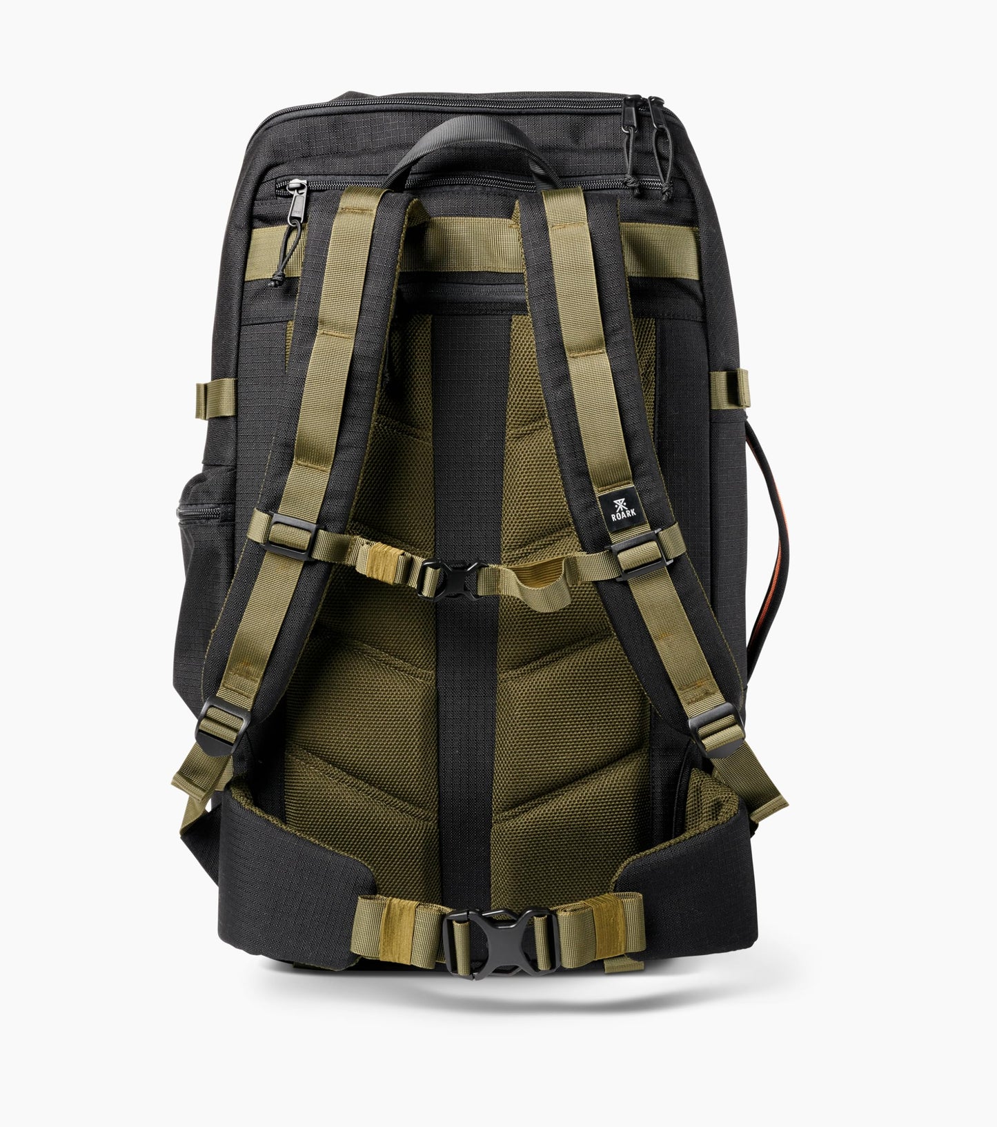 Roark 5 Day Mule 55L Rucksack, Mehrtages-Reiserucksack mit Laptopfach, Schwarz