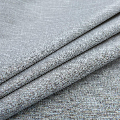 Runde Vinyl-Tischdecke von NLMUVW mit elastischem Rand und Flanellrücken, passgenaue PVC-Tischdecke, wasserdicht, abwischbar, für Picknicks, Partys und den Außenbereich, Hellgrau, 40–44 Zoll