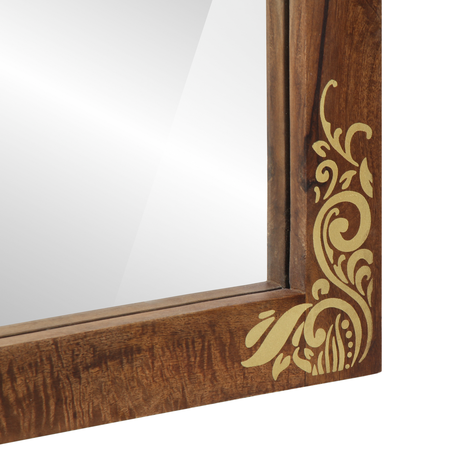 vidaXL Badezimmerschrank-Set mit Tür 2 pcs Honigbraun Massivholz Mango