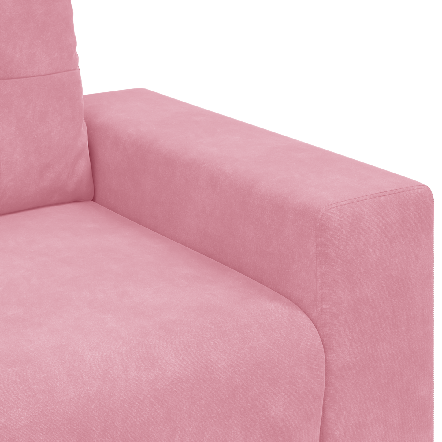 vidaXL | Ensemble de canapés | 2 pcs Rose 221 x 78 x 80 cm Velours