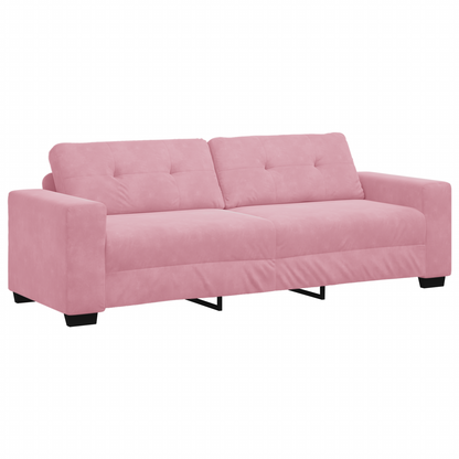vidaXL | Ensemble de canapés | 2 pcs Rose 221 x 78 x 80 cm Velours
