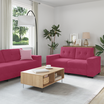 vidaXL Ensemble de canapés 2 pièces Rouge bordeaux 221 x 78 x 80 cm Velours