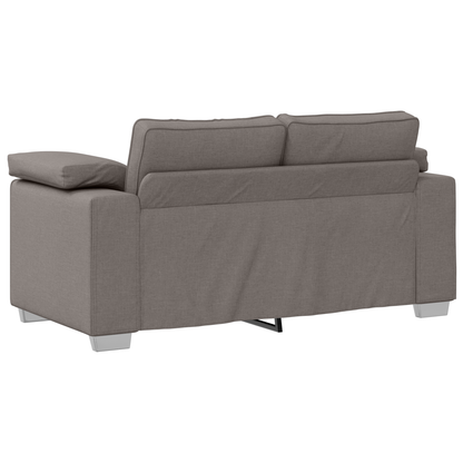 vidaXL Canapé 2 places Taupe 219 x 80 x 82 cm Tissu
