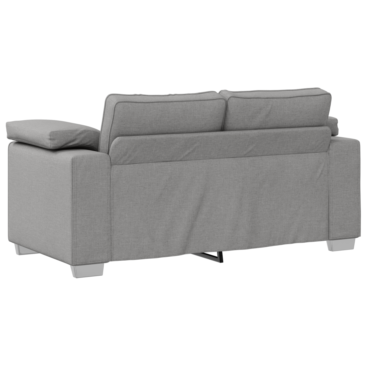 vidaXL Canapé 2 places Gris nuage 219 x 80 x 82 cm Tissu