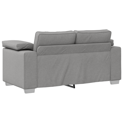 vidaXL Canapé 2 places Gris nuage 219 x 80 x 82 cm Tissu
