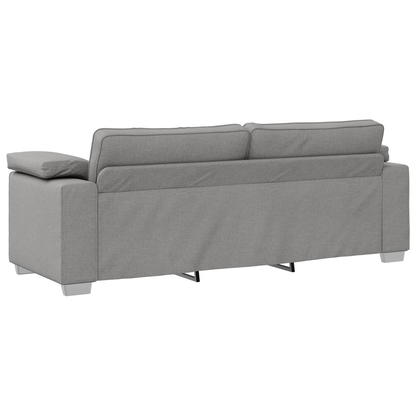 vidaXL Canapé 2 places Gris nuage 219 x 80 x 82 cm Tissu
