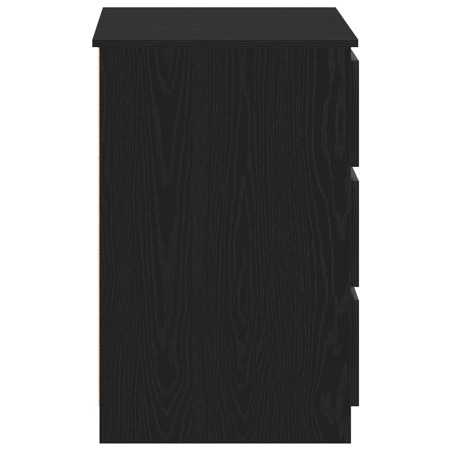 vidaXL Schreibtisch mit Speicher Schwarz Eichen-Optik 140 x 50 x 76 cm