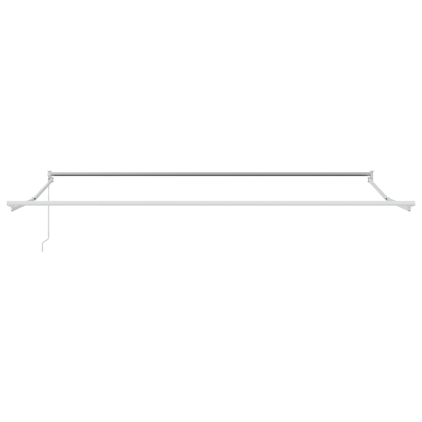 vidaXL Einziehbare Markise Grün und Weiß 400 x 350 cm Stoff und Metall