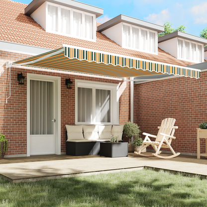 vidaXL Einziehbare Markise mit 400 x 350 cm Stoff