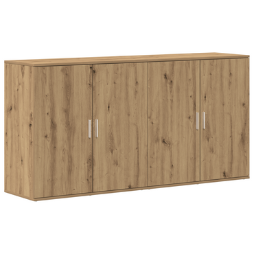 vidaXL Sideboard 2 pcs Artisan-Eiche 79 x 38 x 80 cm Holzwerkstoff