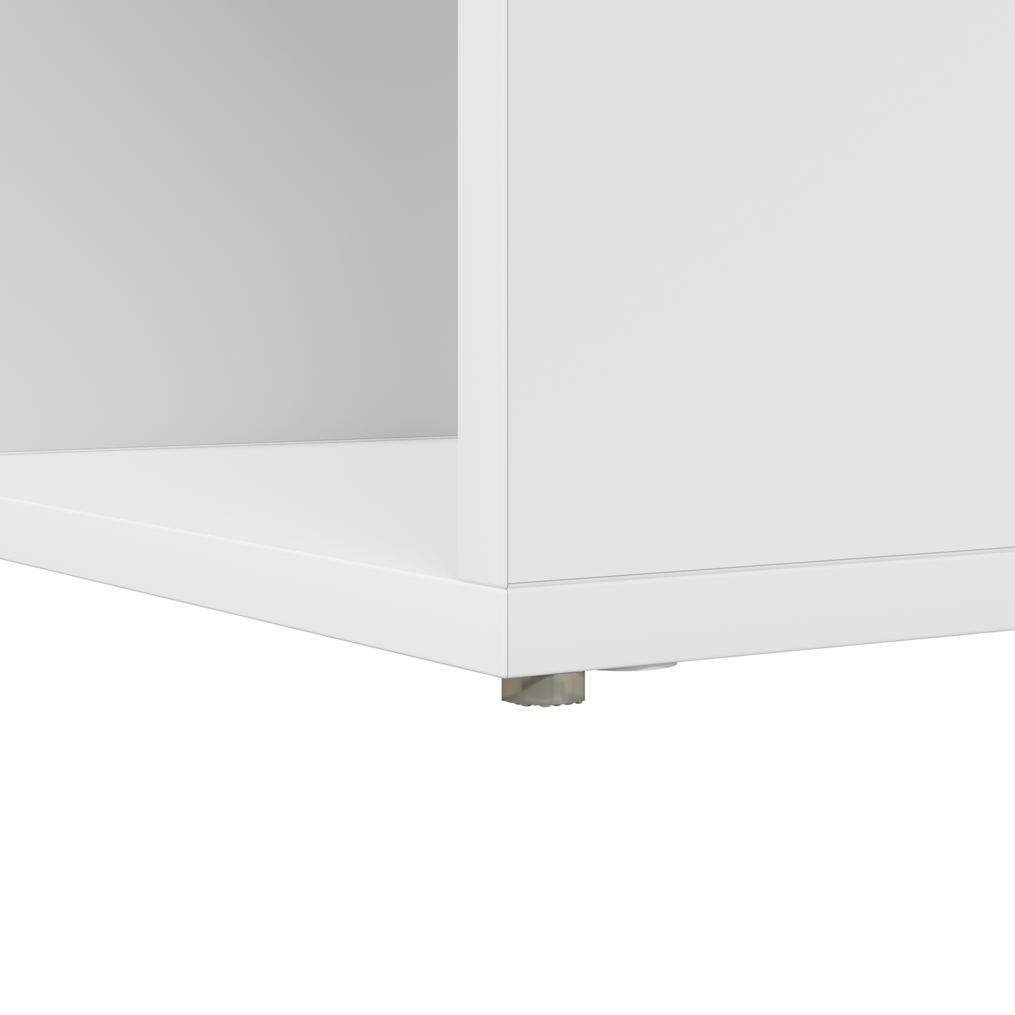 vidaXL Bureau d'angle Blanc 101,5 x 149,5 x 149,5 cm Bois d'ingénierie