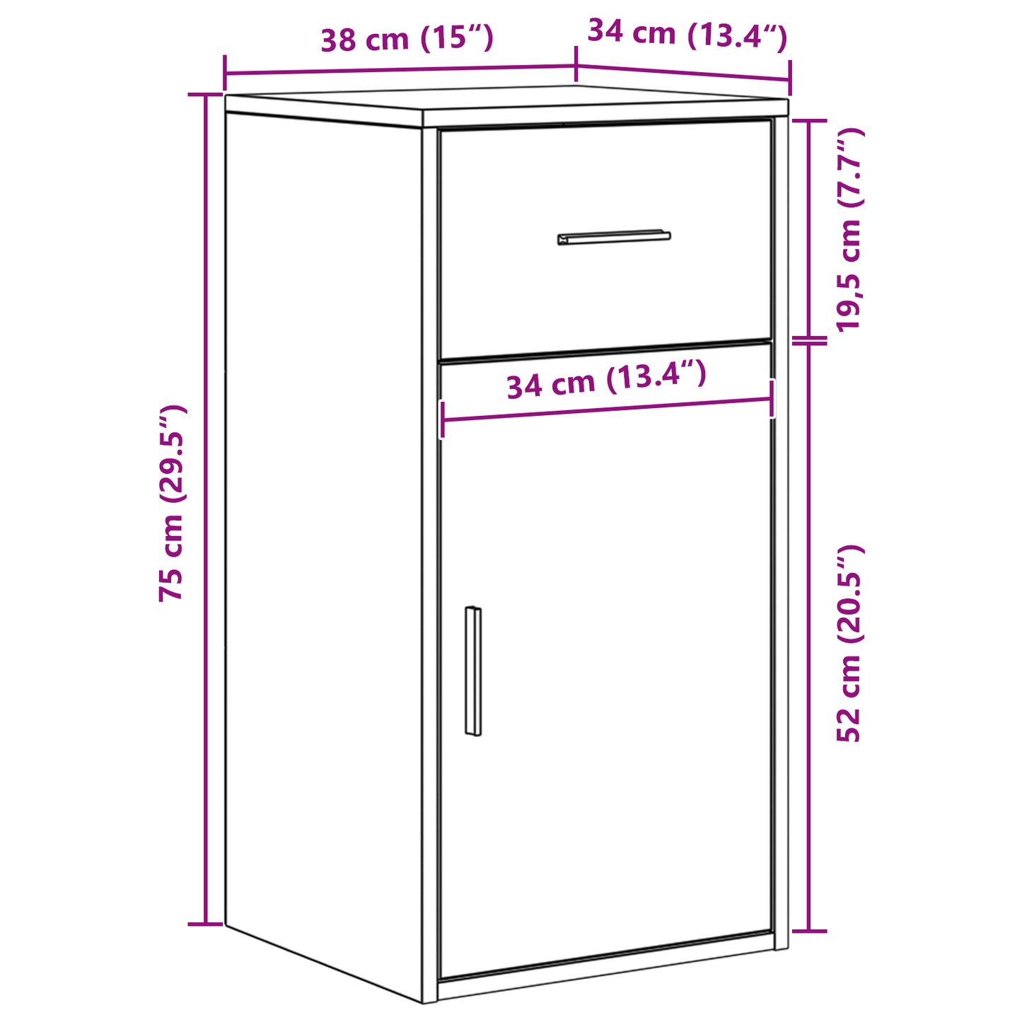 vidaXL Eck-Schreibtisch mit Schubladen Weiß 102 x 88 x 75 cm