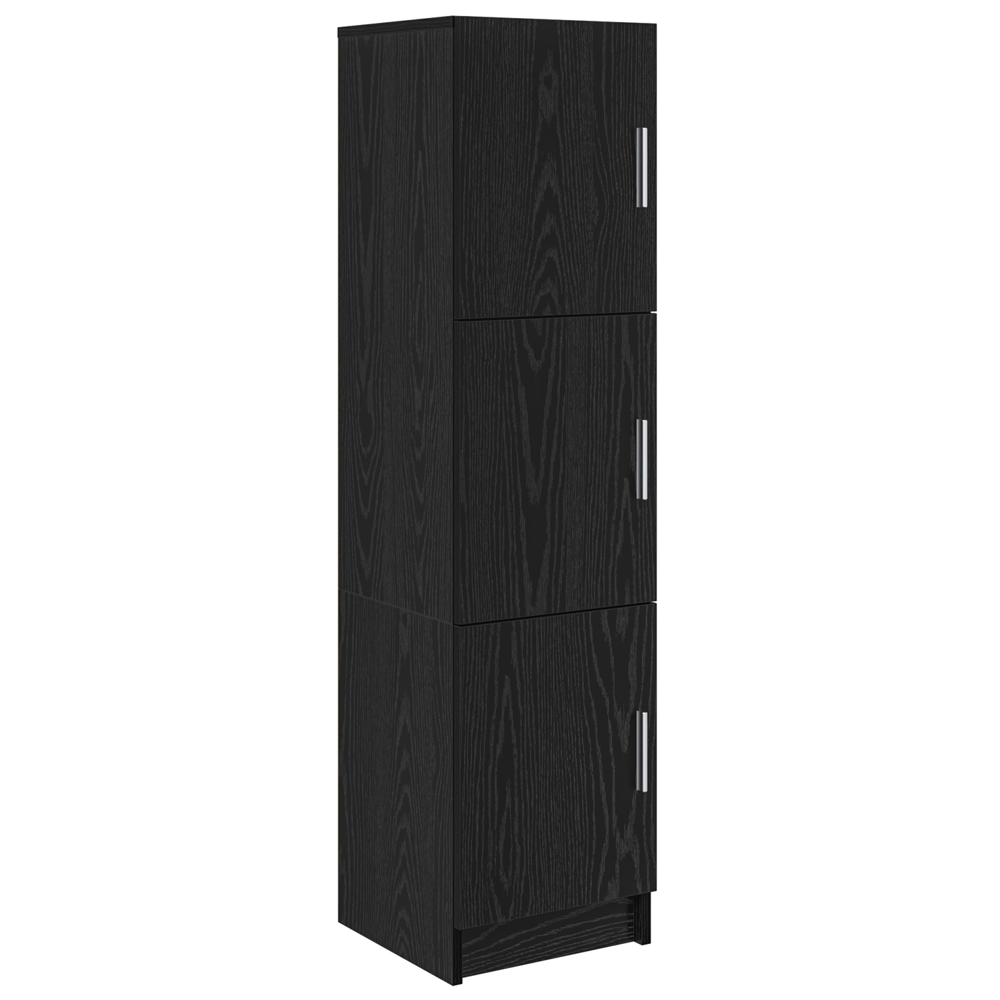 vidaXL Schreibtisch 2 pcs Schwarz Eichen-Optik