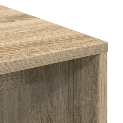 vidaXL Schreibtisch 2 pcs Sonoma-Eiche