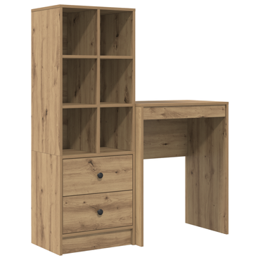 vidaXL Schreibtisch mit Schubladen 2 pcs Artisan-Eiche