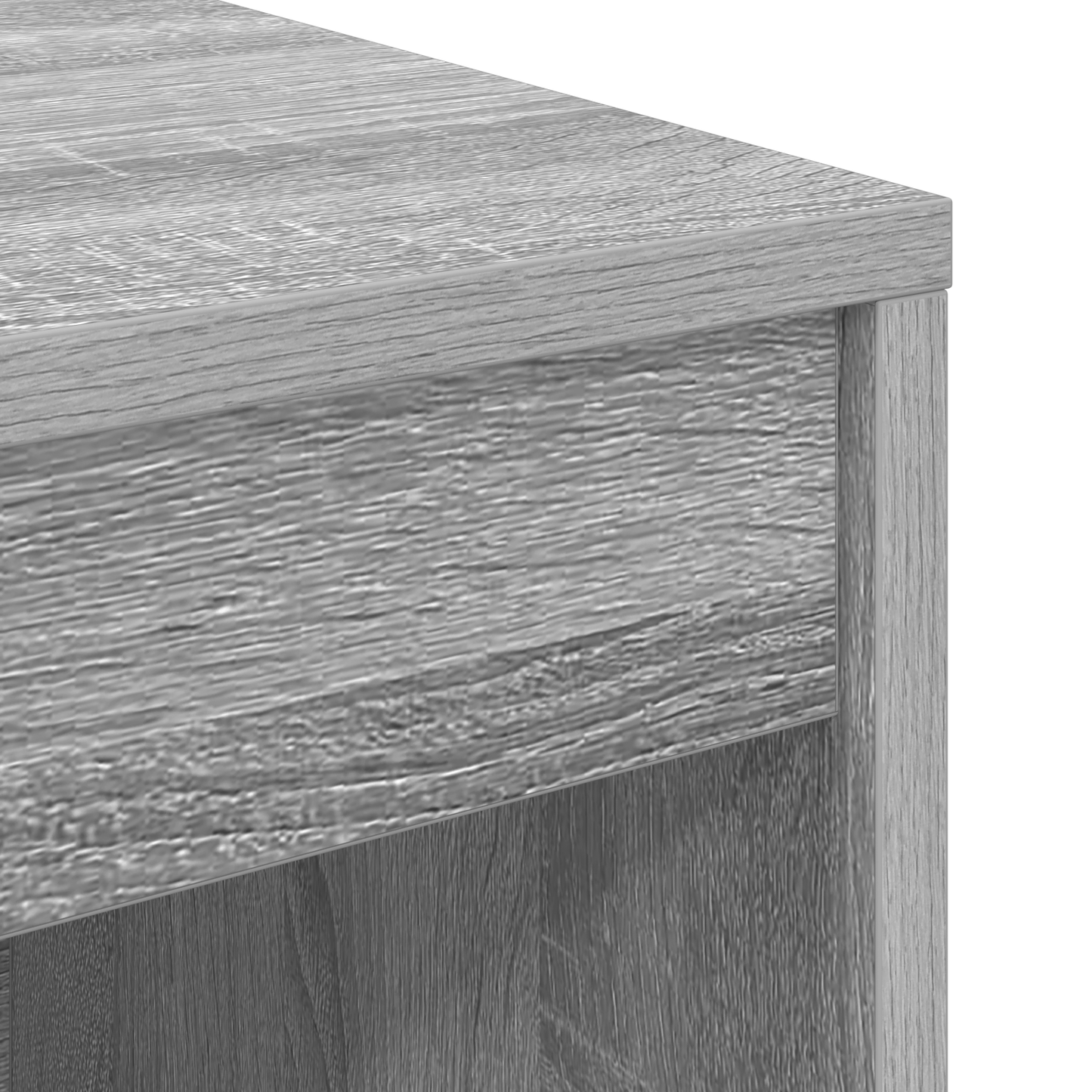 vidaXL Schreibtisch mit Schubladen 2 pcs Graues Sonoma