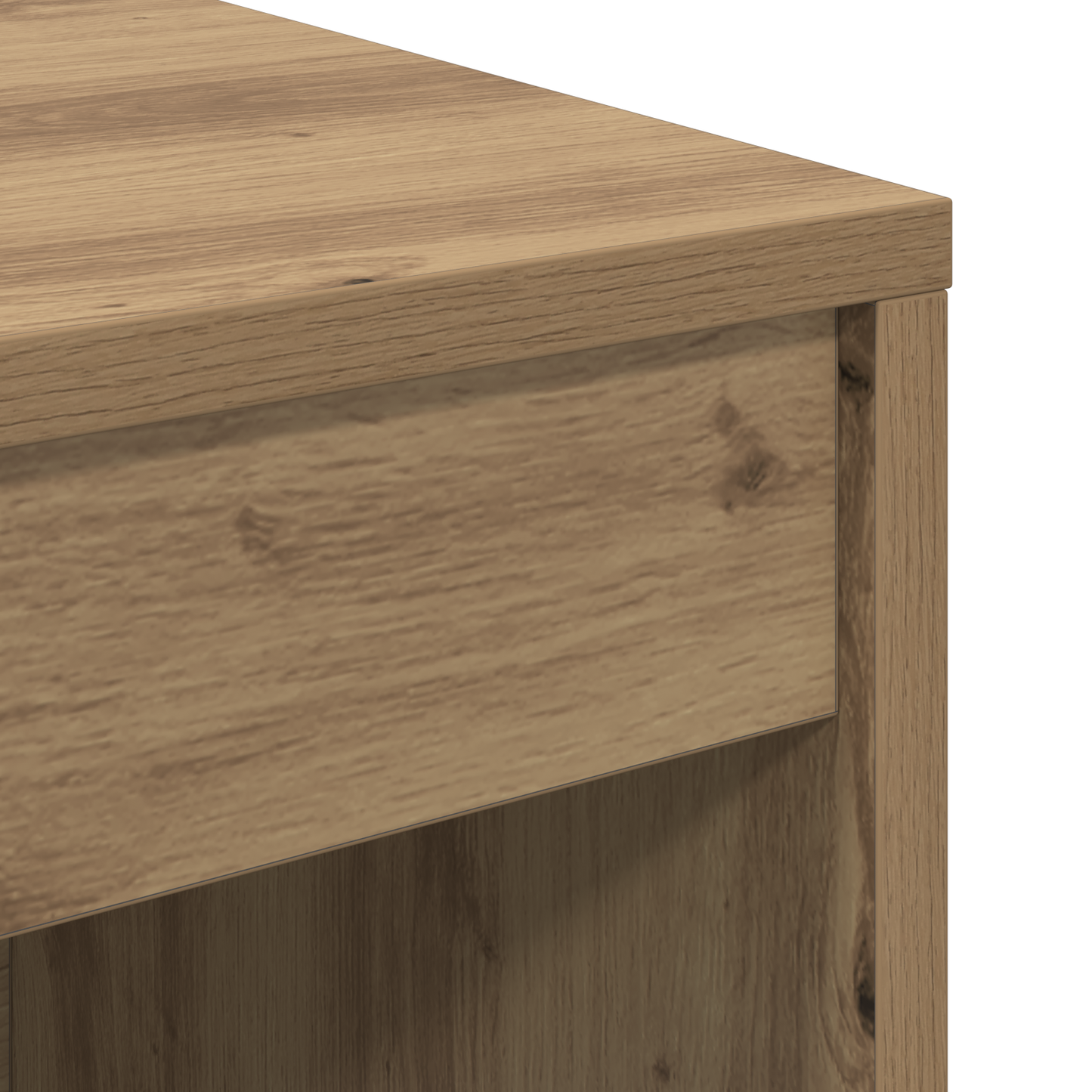 vidaXL Schreibtisch mit Schubladen 2 pcs Artisan-Eiche