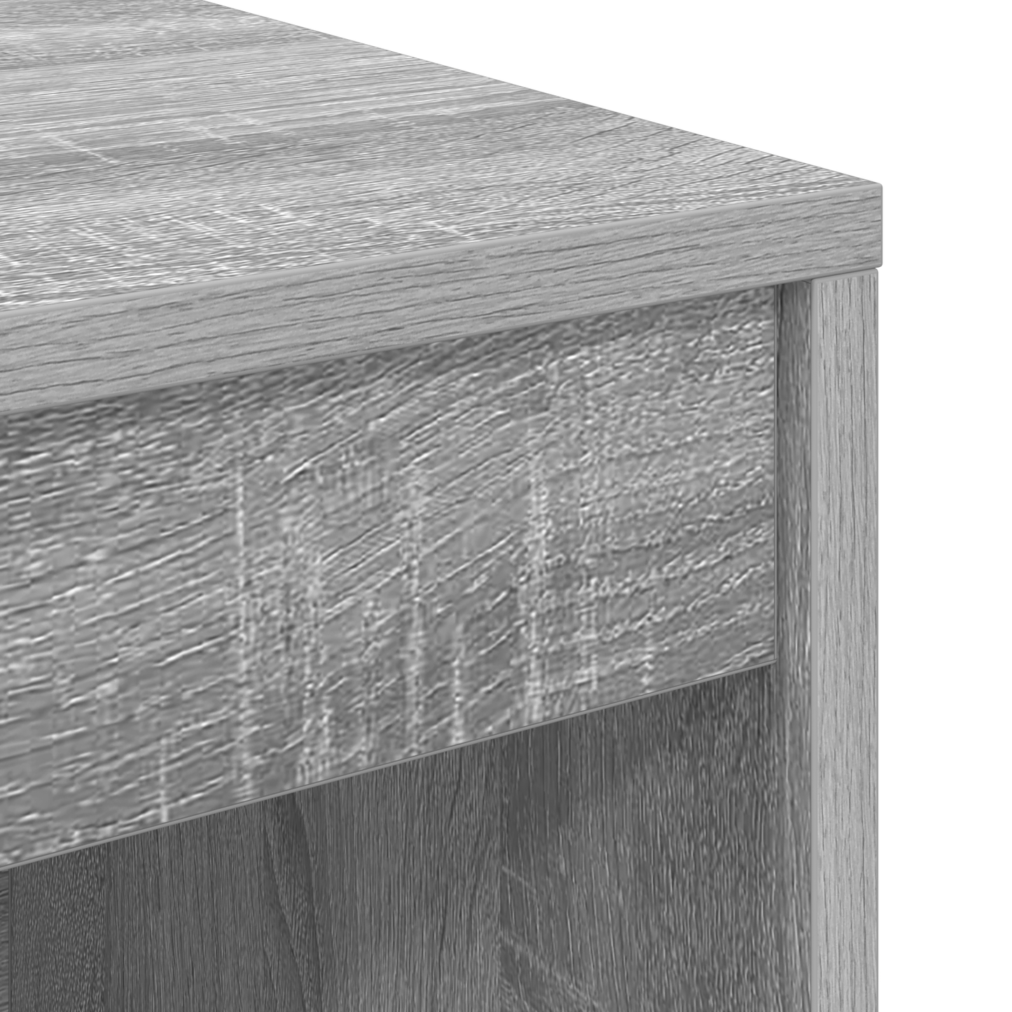 vidaXL Schreibtisch mit Schubladen 2 pcs Graues Sonoma