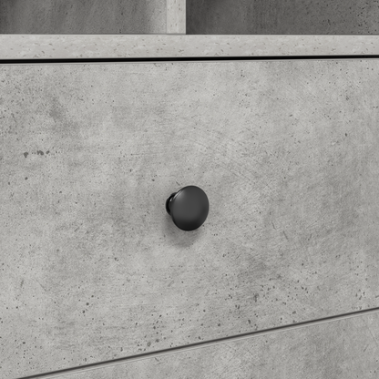 vidaXL Bureaux avec tiroirs 2 pcs Gris béton