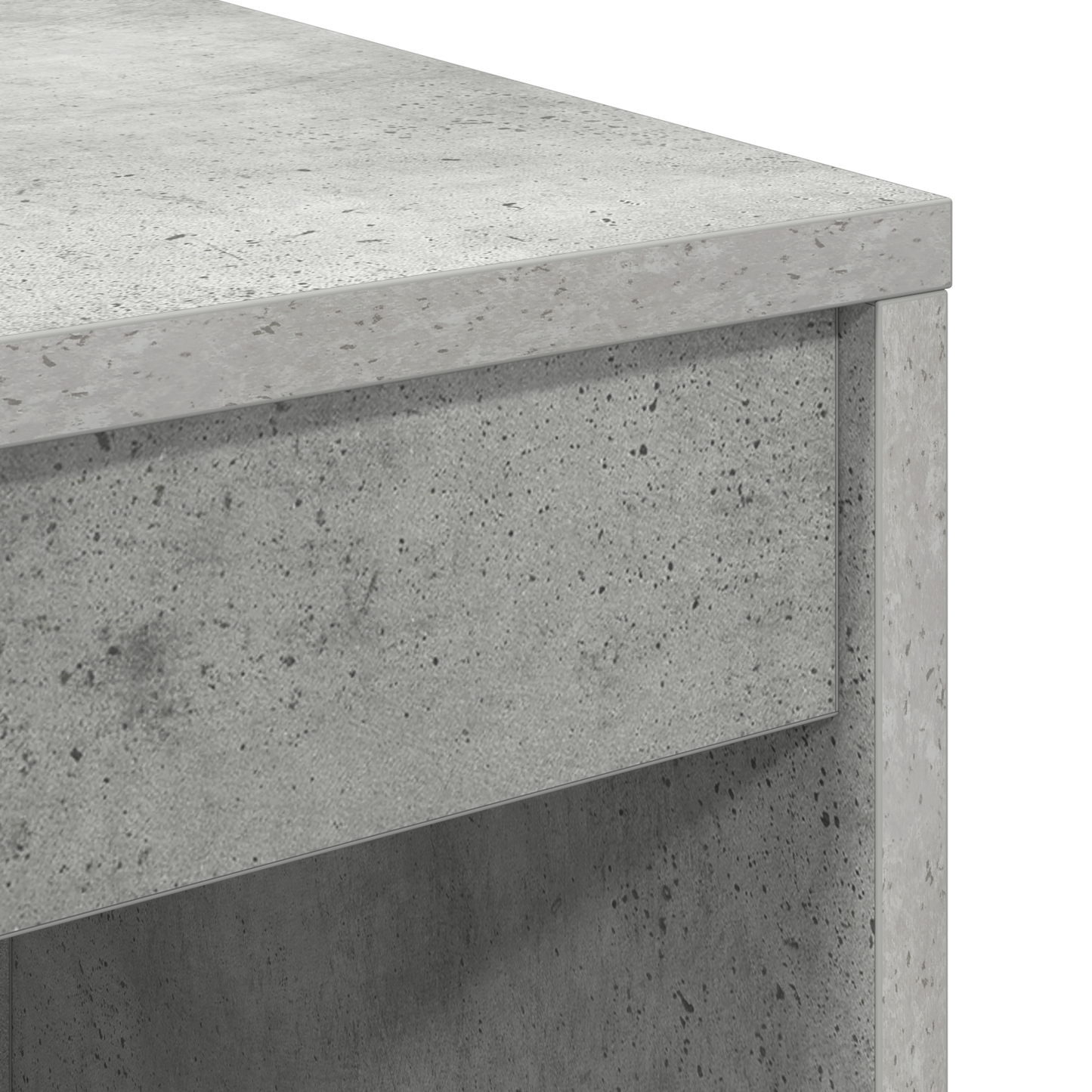 vidaXL Bureaux avec tiroirs 2 pcs Gris béton