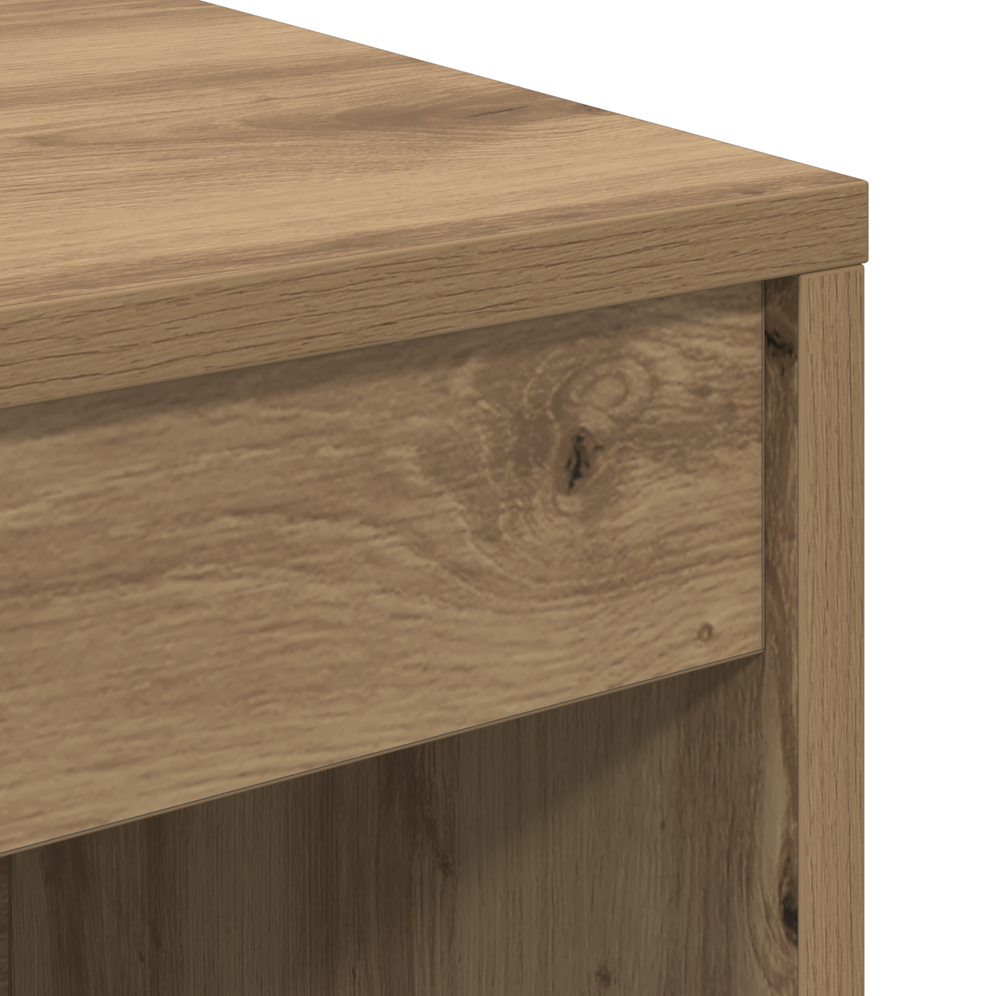 vidaXL Schreibtisch mit Schubladen 2 pcs Artisan-Eiche