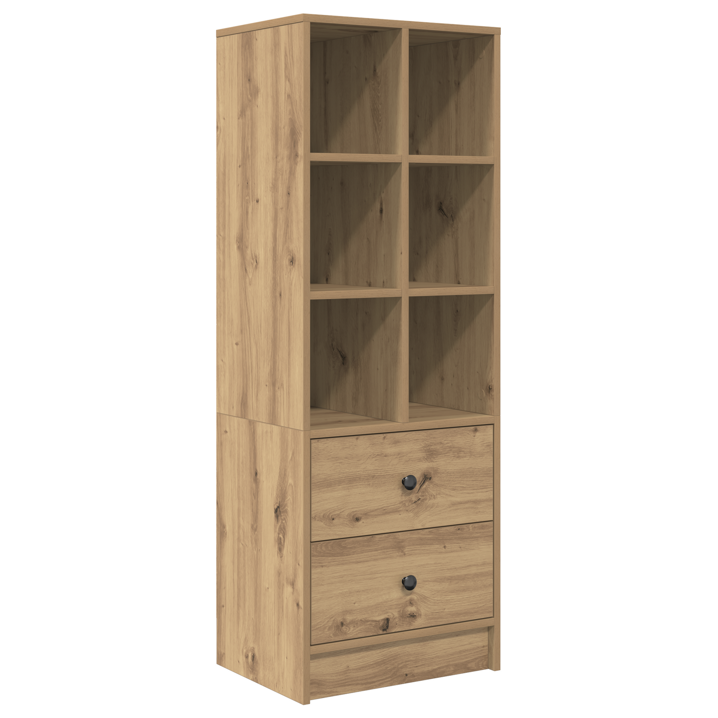 vidaXL Schreibtisch mit Schubladen 2 pcs Artisan-Eiche
