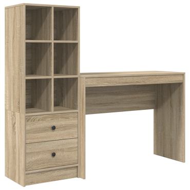vidaXL Bureaux avec tiroirs 2 pcs Chêne Sonoma