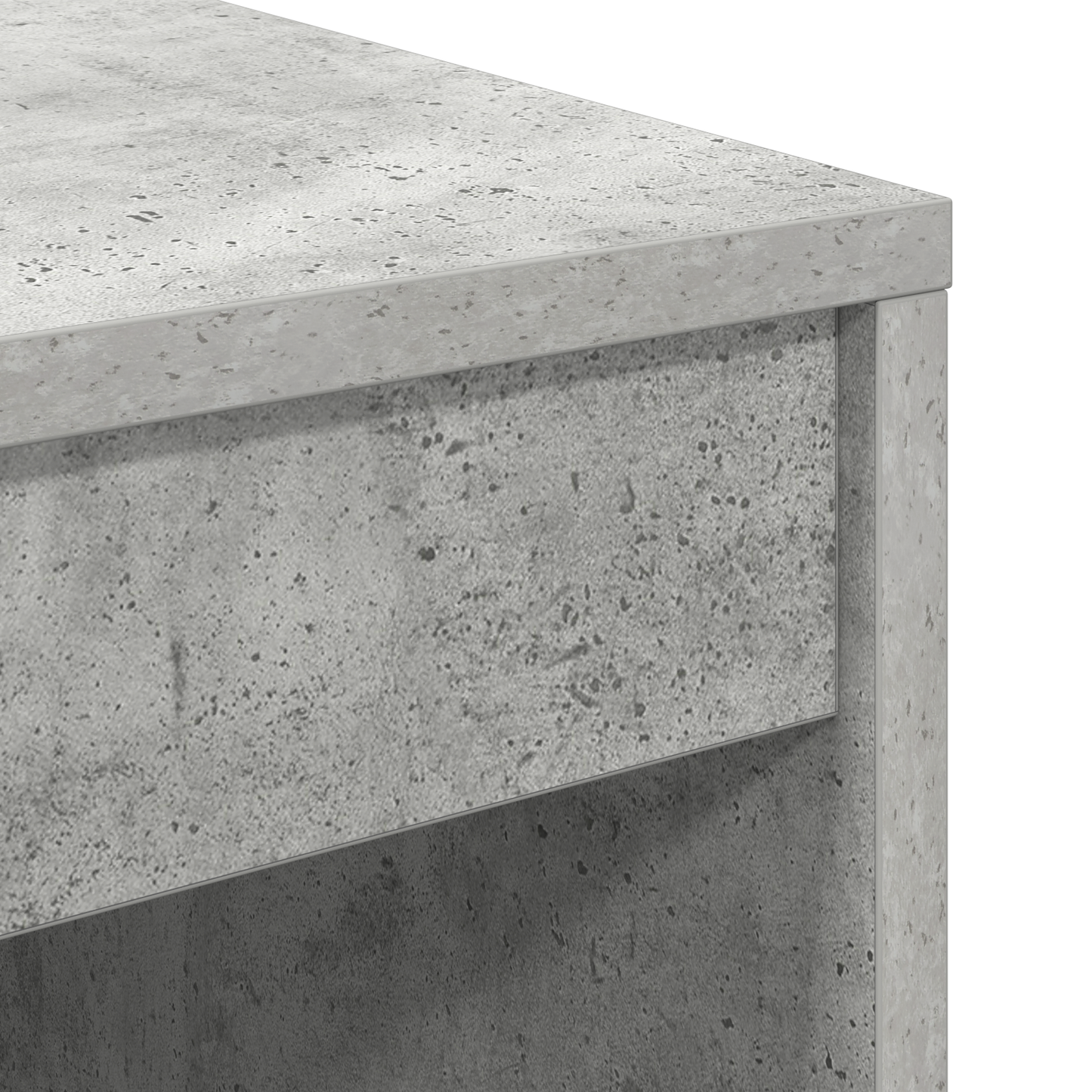 vidaXL Bureaux avec tiroirs 2 pcs Gris béton
