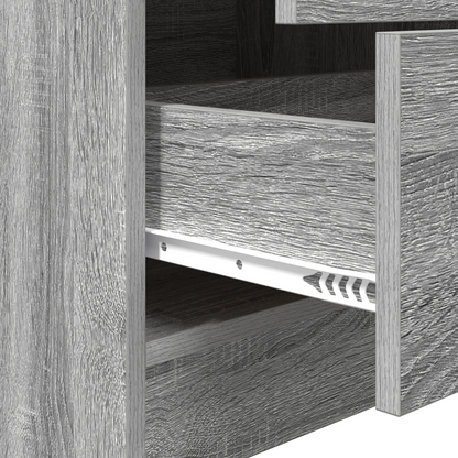 vidaXL Bureaux avec tiroirs 2 pcs Chêne sonoma gris