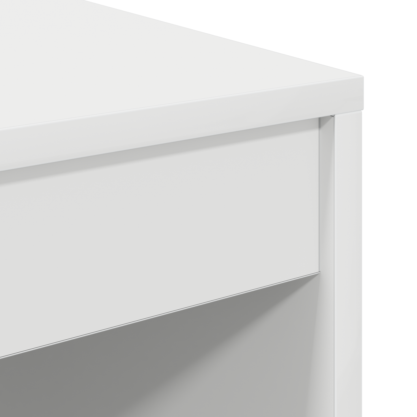 vidaXL Bureaux avec tiroirs 2 pcs Blanc