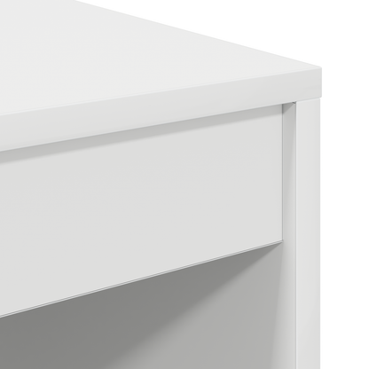 vidaXL Bureaux avec tiroirs 2 pcs Blanc