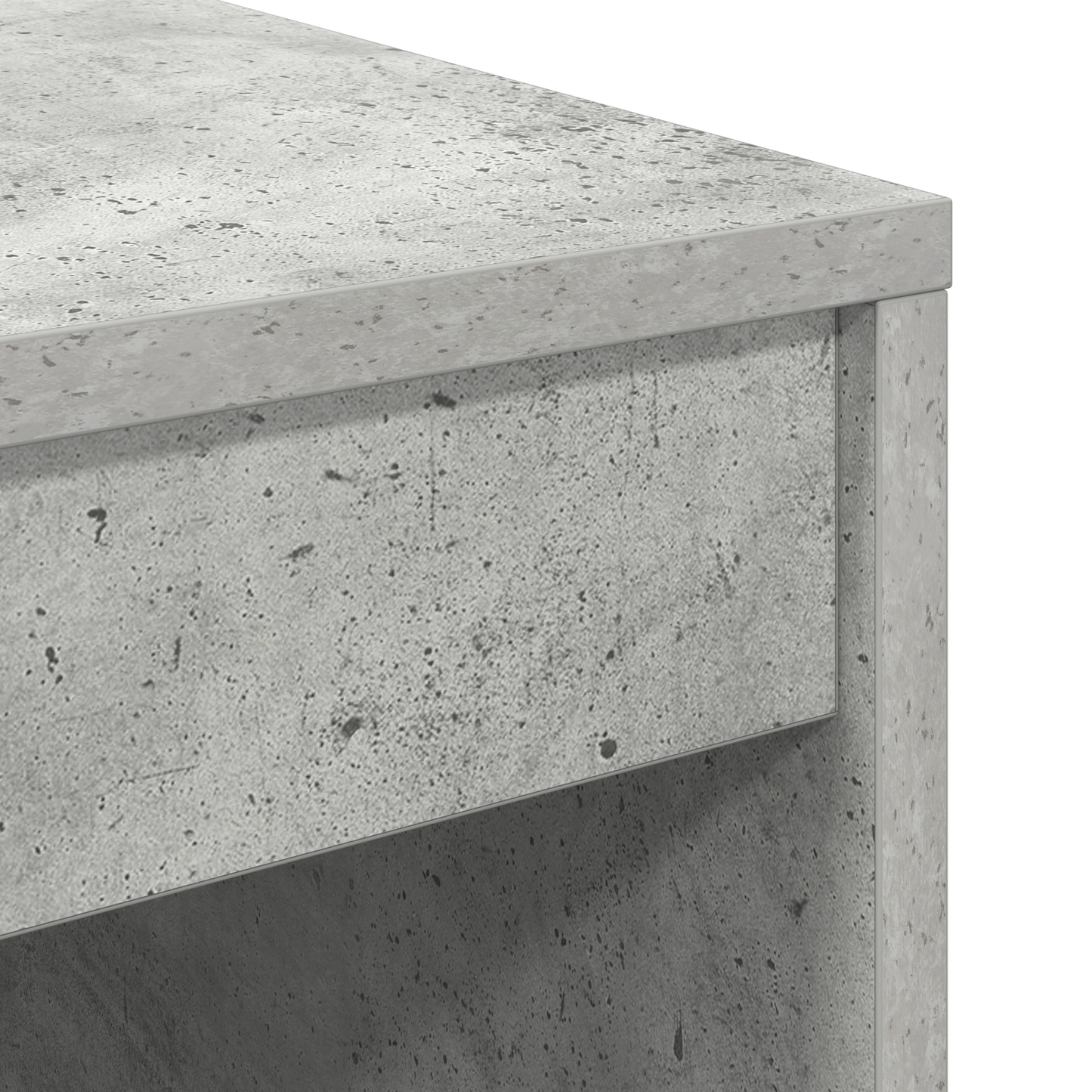 vidaXL Bureaux avec tiroirs 2 pcs Gris béton