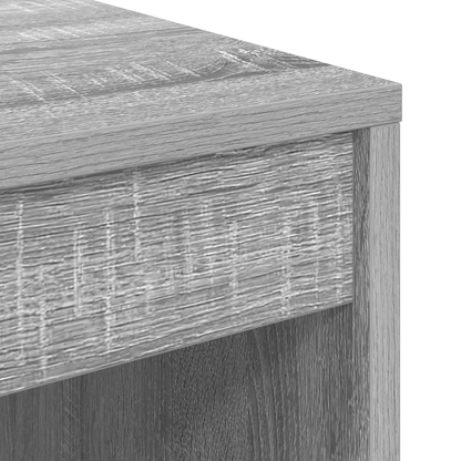 vidaXL Bureau avec tiroirs 2 pcs Sonoma gris