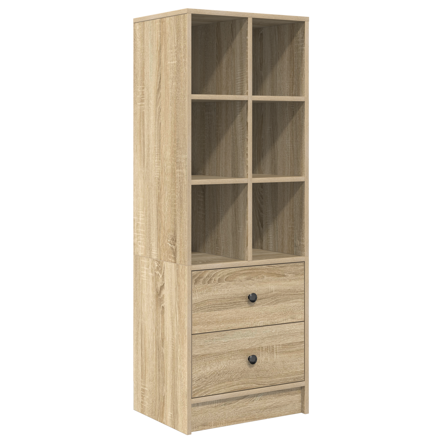 vidaXL Schreibtisch mit Schubladen 2 pcs Sonoma-Eiche