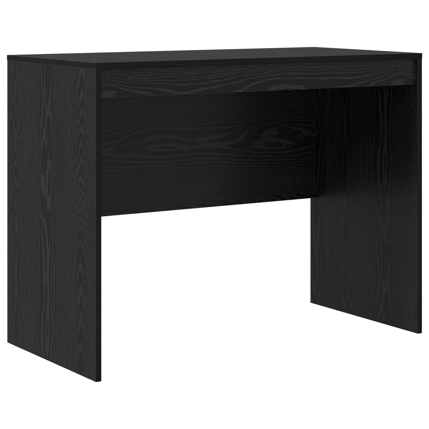 vidaXL Schreibtisch mit Schubladen 2 pcs Schwarz Eichen-Optik
