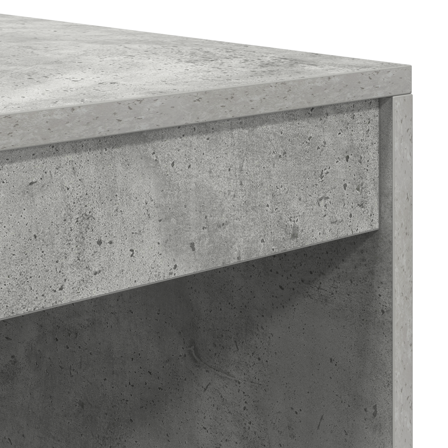 vidaXL Bureaux avec tiroirs 2 pcs Gris béton