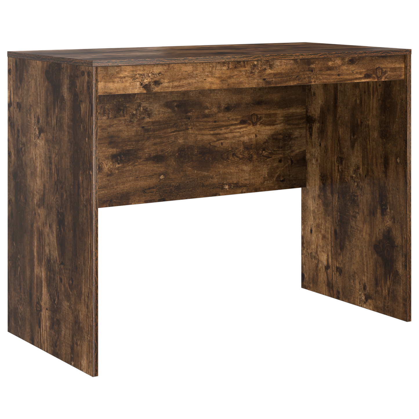 vidaXL Bureau avec tiroirs 2 pcs Chêne fumé