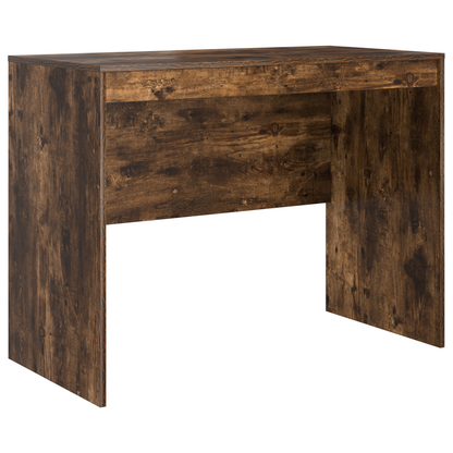 vidaXL Bureau avec tiroirs 2 pcs Chêne fumé