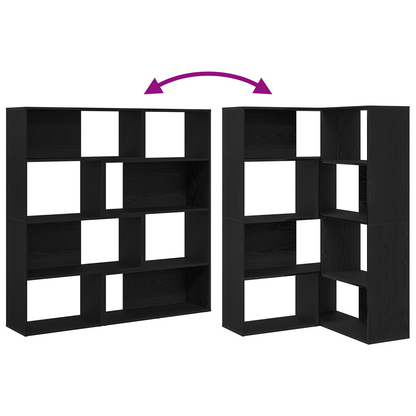 vidaXL Kleiderschrank 2 pcs Schwarz Eichen-Optik 85 x 85 x 140 cm