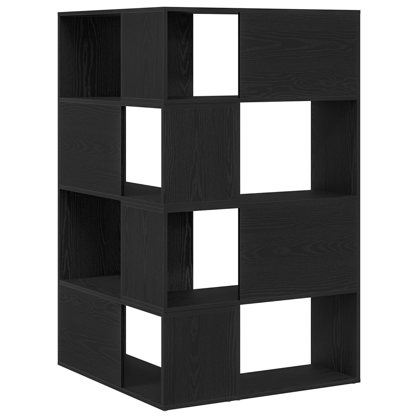 vidaXL Kleiderschrank 2 pcs Schwarz Eichen-Optik 85 x 85 x 140 cm