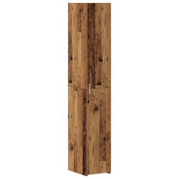 vidaXL Highboard 2 pcs Bois de récupération 30 x 42,5 x 185 cm