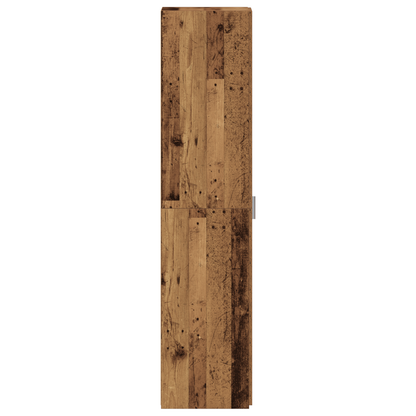 vidaXL Highboard 2 pcs Bois de récupération 30 x 42,5 x 185 cm
