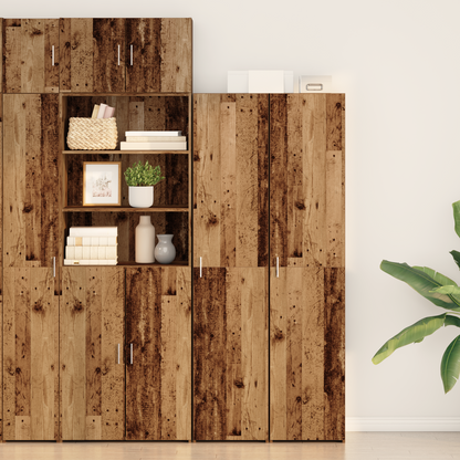vidaXL Highboard en bois de récupération 40 x 42,5 x 185 cm