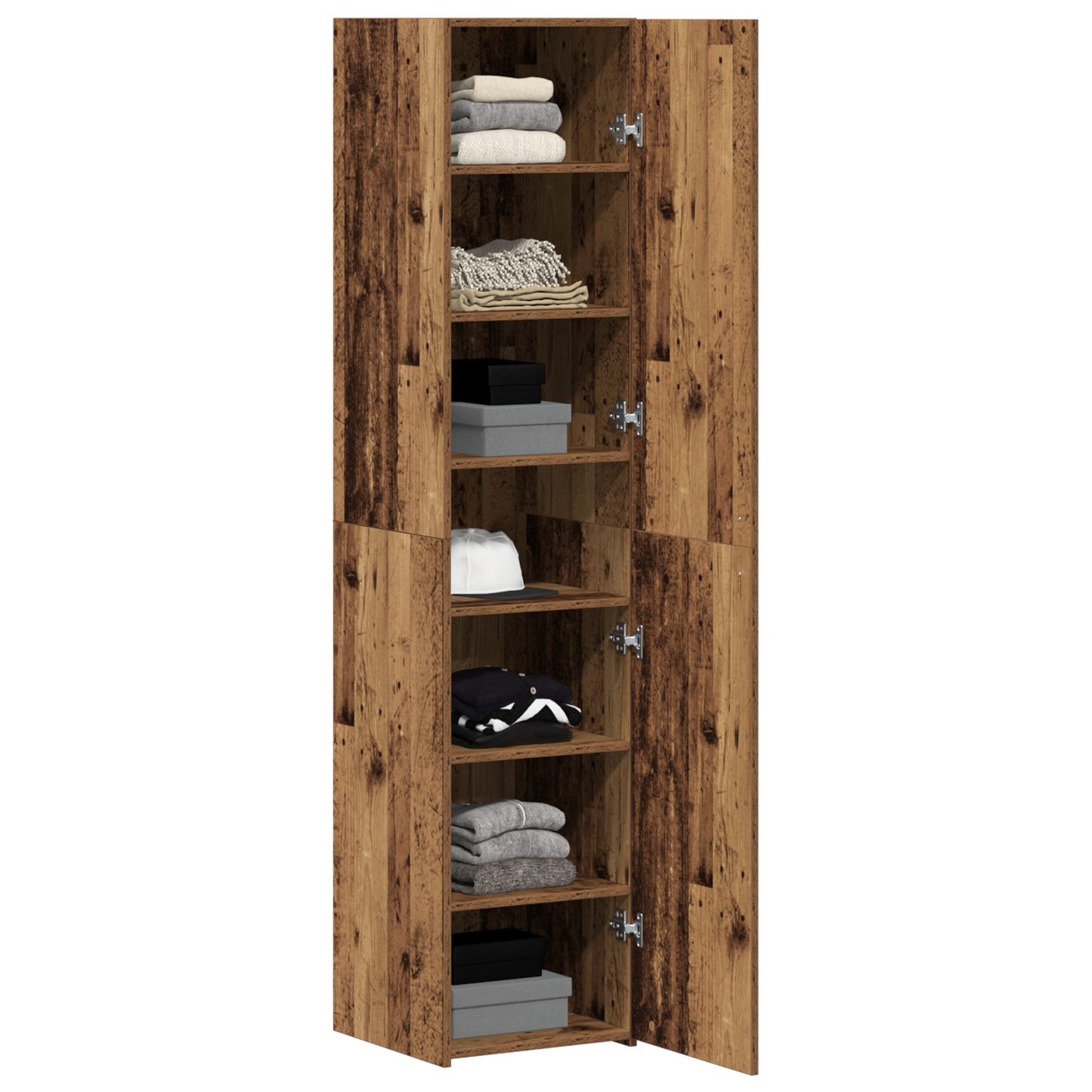 vidaXL Highboard en bois de récupération 40 x 42,5 x 185 cm