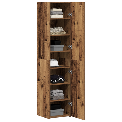 vidaXL Highboard en bois de récupération 40 x 42,5 x 185 cm