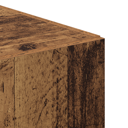 vidaXL Highboard 2 pcs Bois de récupération 50 x 42,5 x 185 cm