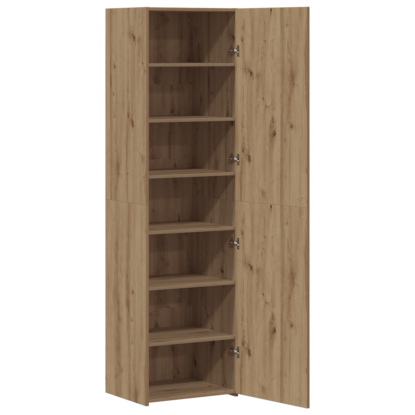 vidaXL Highboard 2 pcs chêne artisan 50 x 42,5 x 185 cm