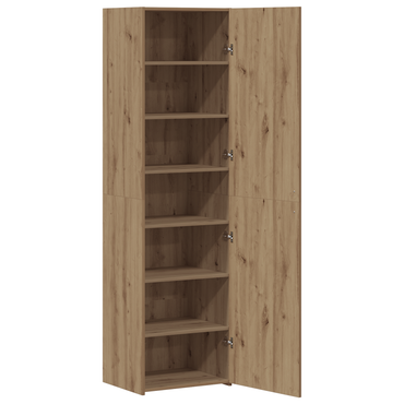 vidaXL Highboard 2 pcs chêne artisan 50 x 42,5 x 185 cm
